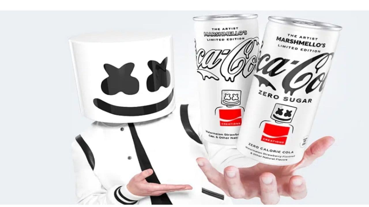 Junto a Marshmello, Coca Cola presenta una edición especial de su emblemática gaseosa