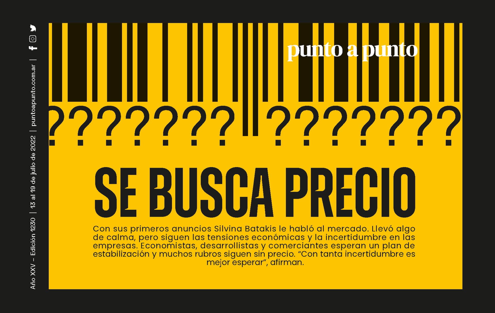 Edición 1230: Se busca precio