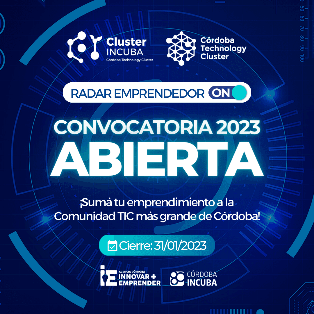 Ya están abiertas las inscripciones para sumarse a los programas del Cluster Incuba