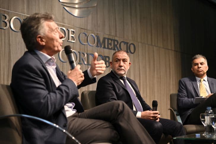 Macri y Juez en la Bolsa