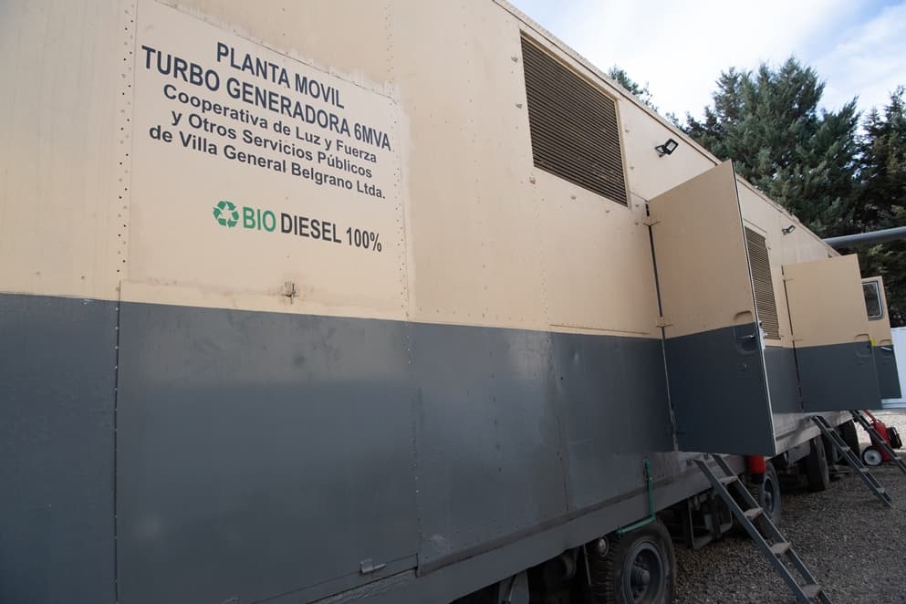 Empresa cordobesa produce energía eléctrica a partir de biodiesel