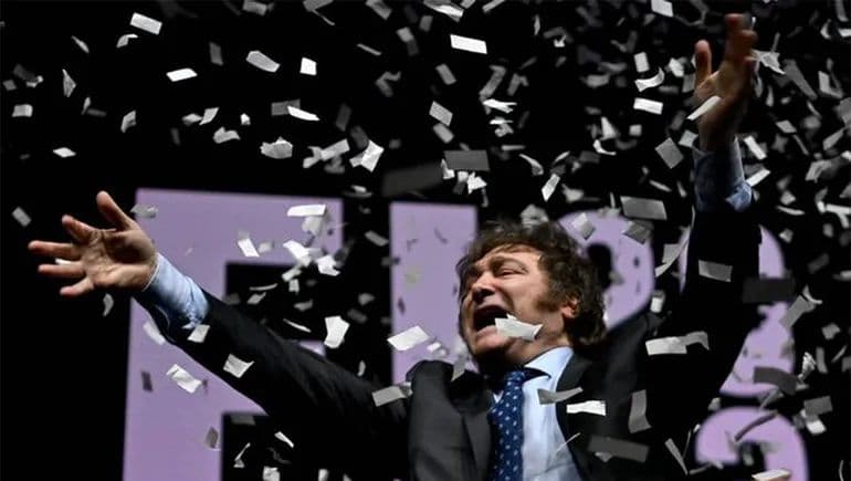 Javier Milei es el nuevo presidente de Argentina: se impuso con el 55,89% de los votos