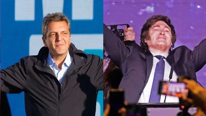 Batacazo de Massa: fue el candidato más votado y va al balotaje con Milei