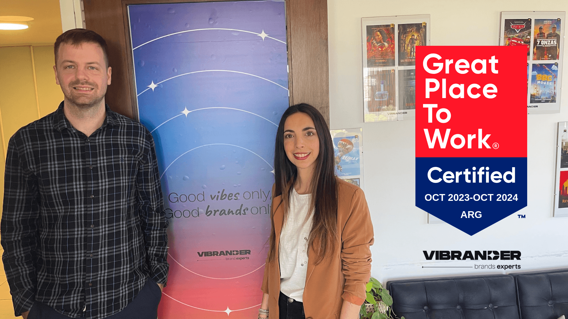 Vibrander, la primera agencia cordobesa en certificar como Great Place to Work