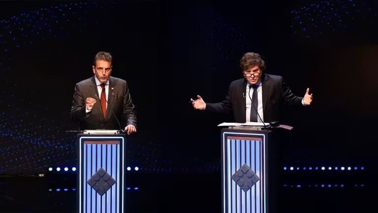 Debate presidencial: Massa «por si o por no» y Milei firme con el plan motosierra
