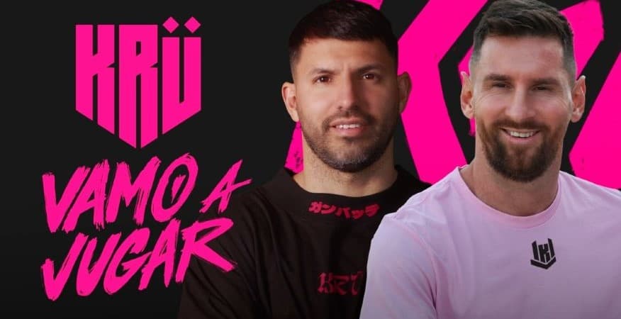 Vamo’ a jugá: Messi se sube a Kru, el equipo de e-sports del «Kun» Agüero
