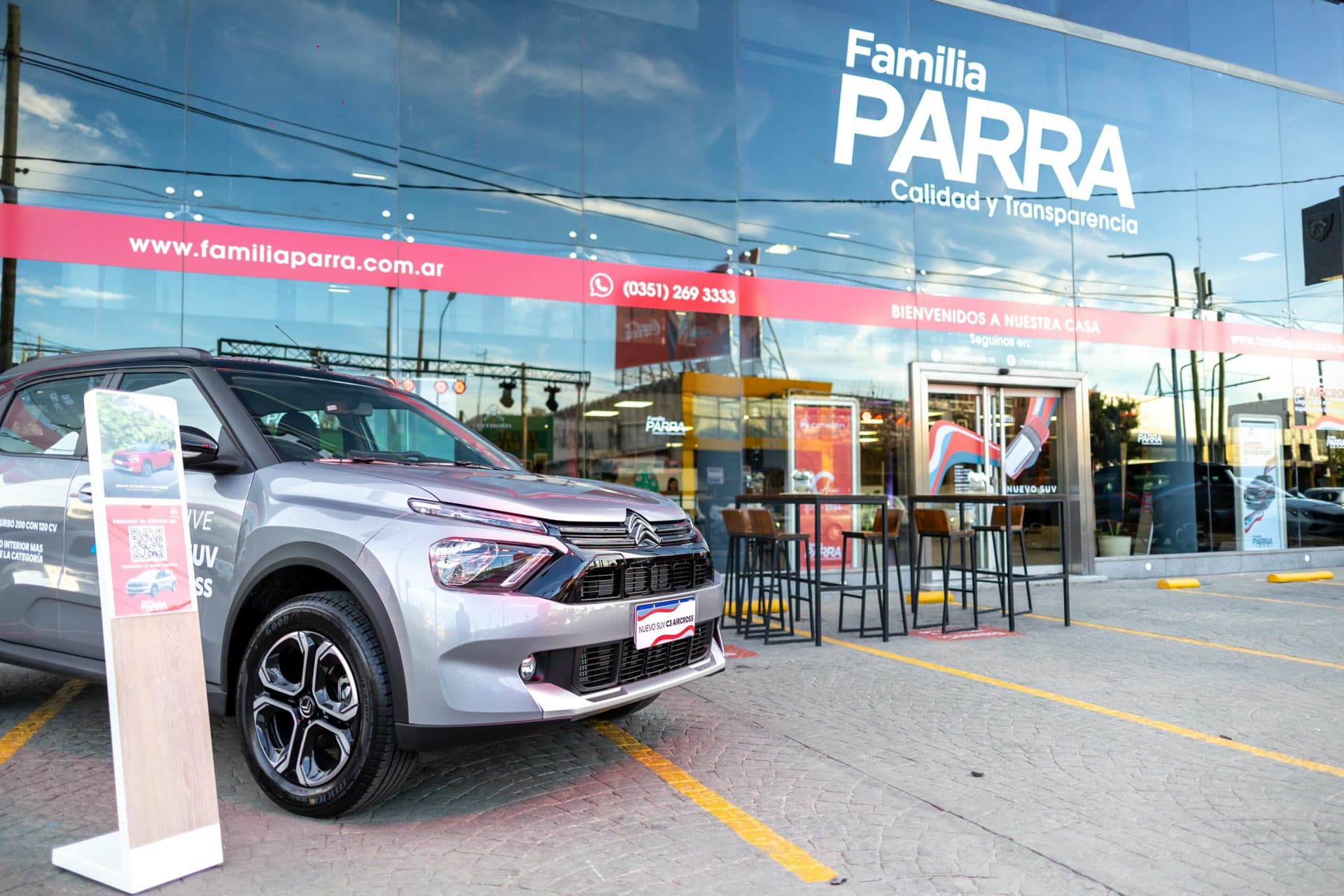 Familia Parra presentó el nuevo Citroën SUV C3 Aircross (desde $ 21 M): características y financiación