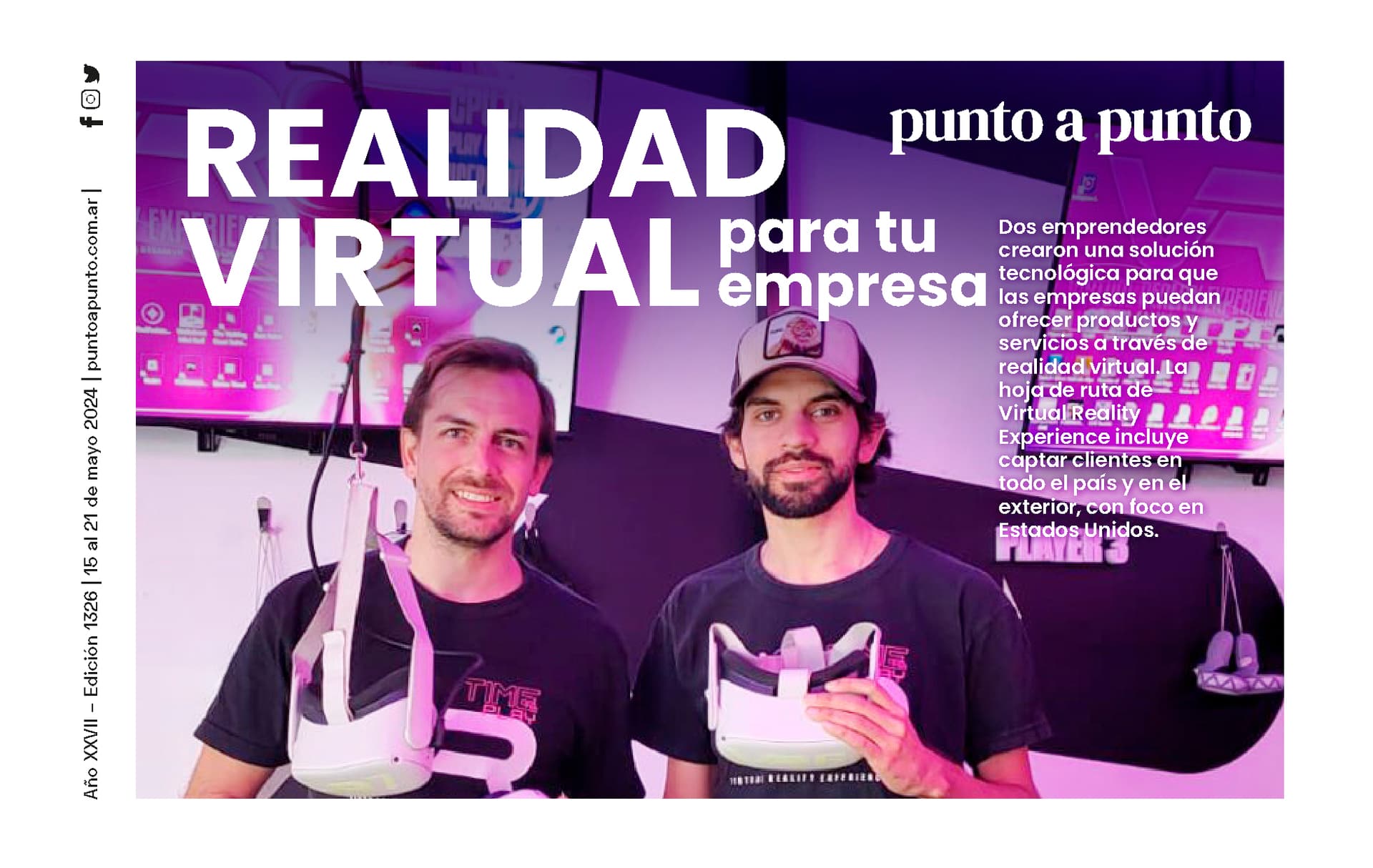 Edición 1326: Realidad Virtual para tu empresa