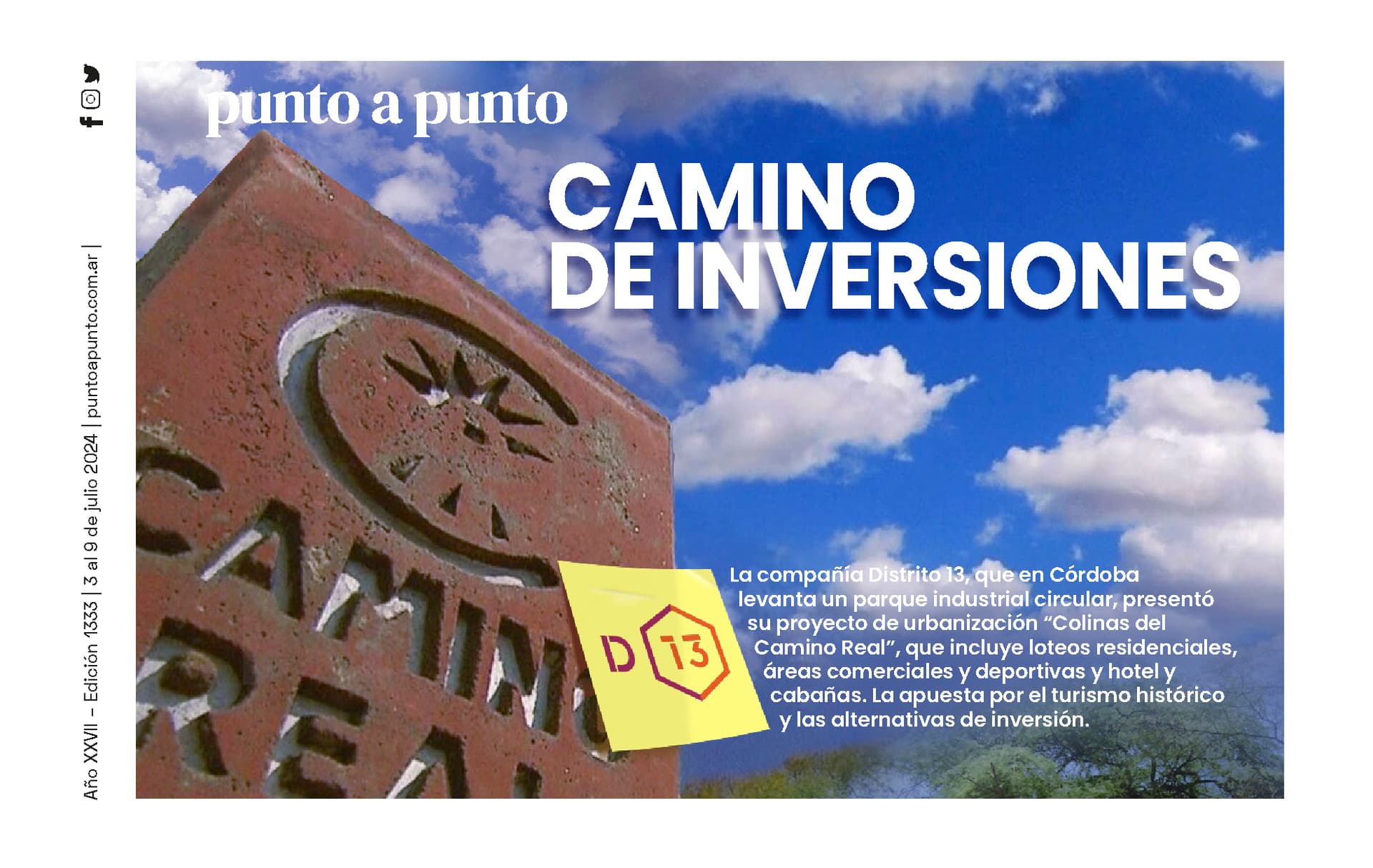 Edición 1333: camino de inversiones