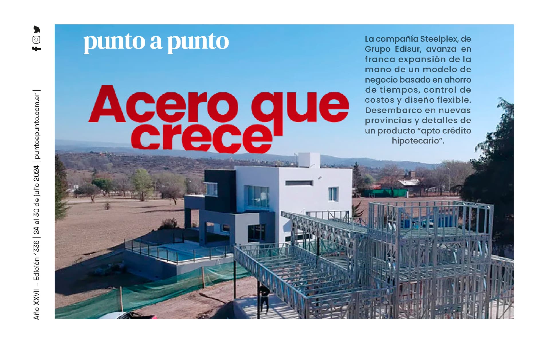 Edición 1336: Acero que crece