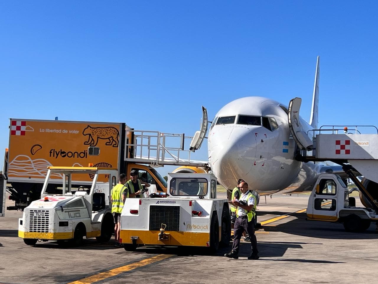 Mercado aerocomercial: Flybondi podrá brindar servicio de handling a otras aerolíneas (se va un monopolio)