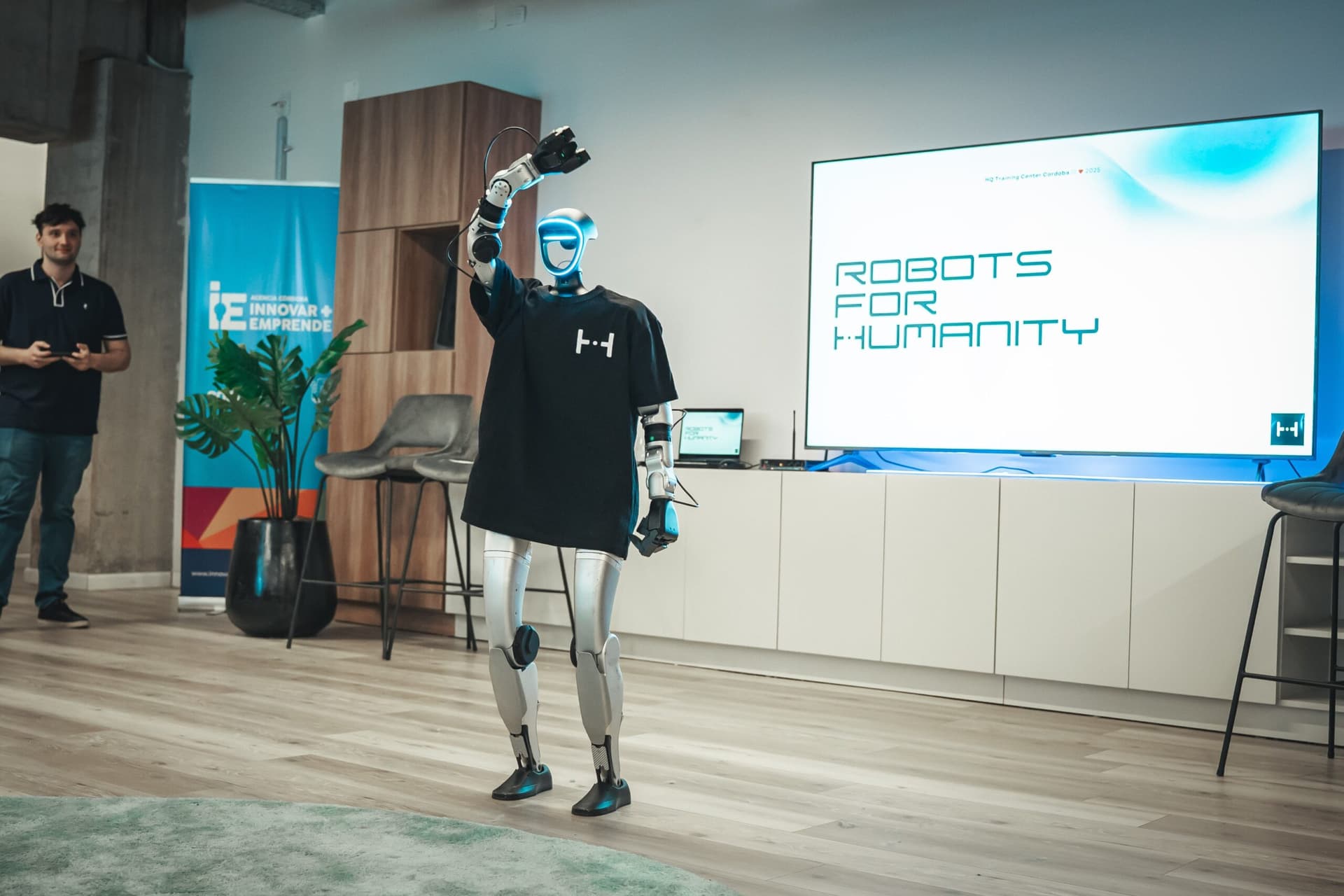 Así es el primer centro de entrenamiento de robots humanoides de Córdoba
