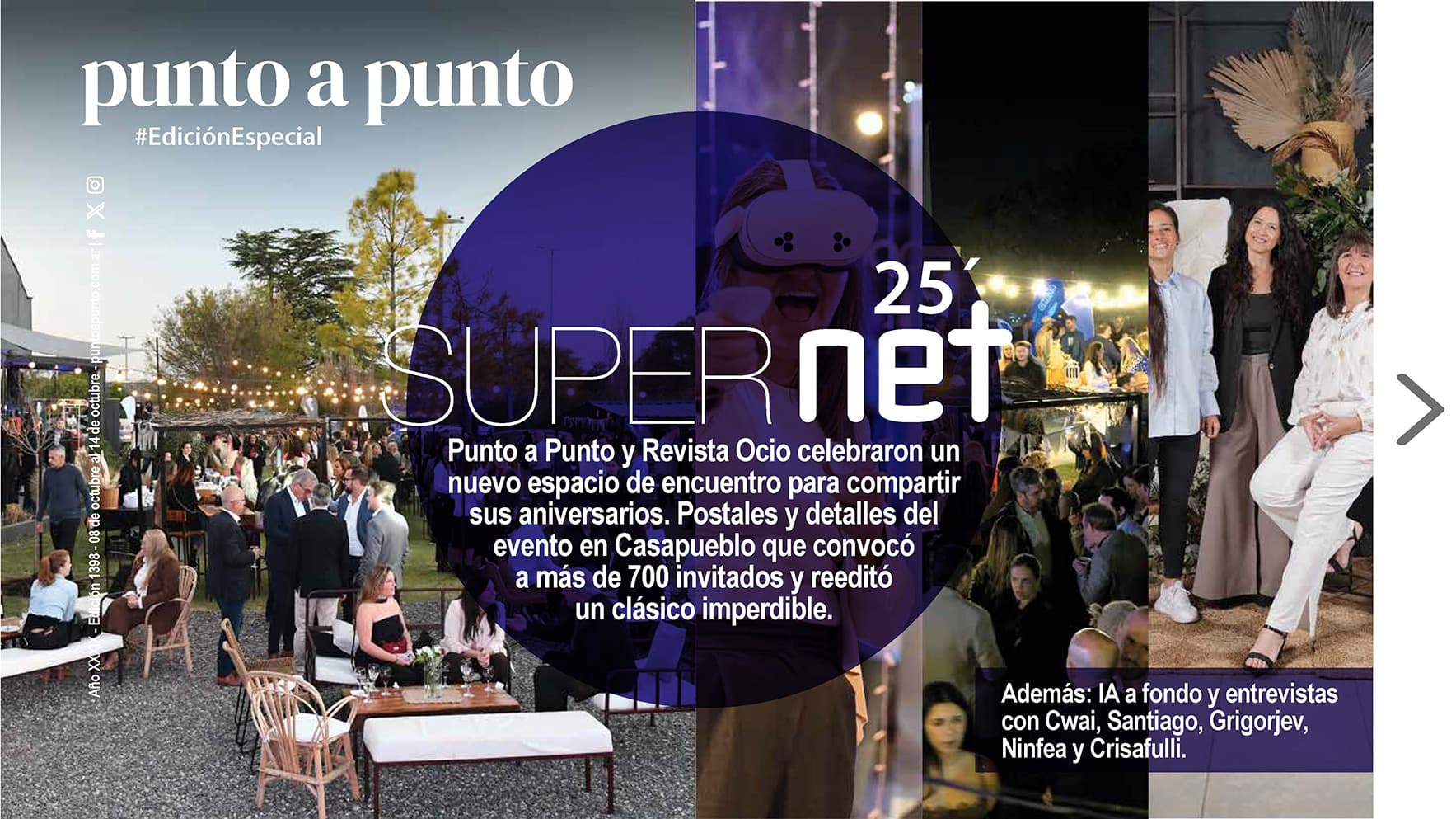 Edición 1398: así fue el Super Net 2025, la celebración del 28° aniversario de Punto a Punto
