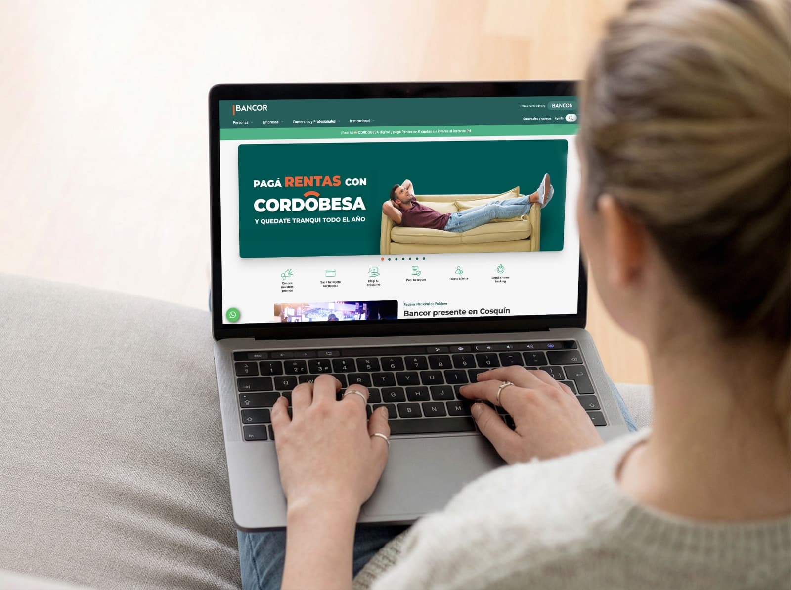 Bancor ofrece 6 cuotas sin interés para afrontar los impuestos provinciales 2026